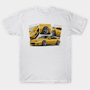 Nissan 300ZX, JDM Car Yellow T-Shirt